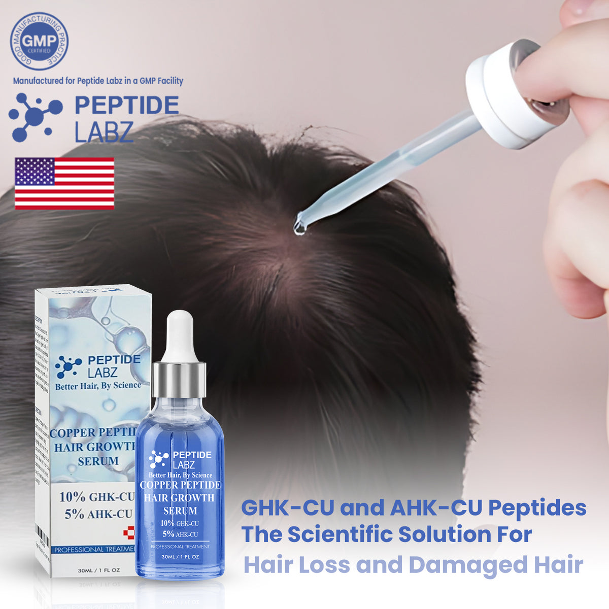 How to Apply and Use GHK-Cu and AHK-Cu Hair Serum for Hair Regrowth Peptide Labz How to Apply and Use GHK-Cu and AHK-Cu Hair Serum for Hair Regrowth Peptide Labz