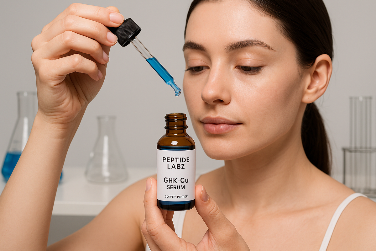 Unlock Youthful Skin Naturally: Peptide Labz Facial Serum with GHK-Cu, Raw Aloe & Hyaluronic Acid Unlock Youthful Skin Naturally: Peptide Labz Facial Serum with GHK-Cu, Raw Aloe & Hyaluronic Acid