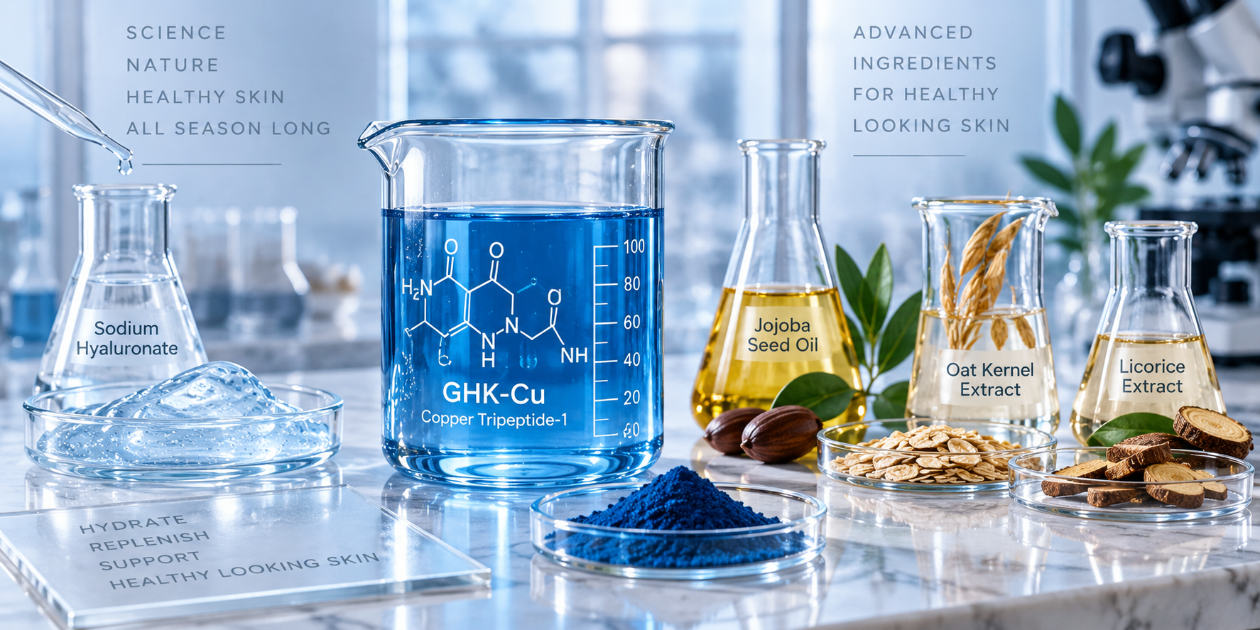 GHK-Cu Body Lotion: Why Copper Peptides Make Sense for Fall & Winter Dry Skin