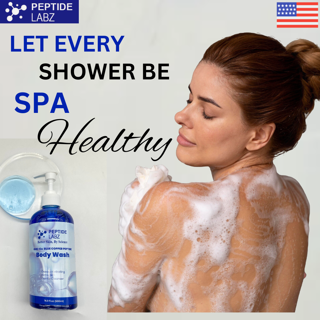 Copper Peptide Body Wash | Anti-Aging, Skin Firming & Hydration | Peptide Labz