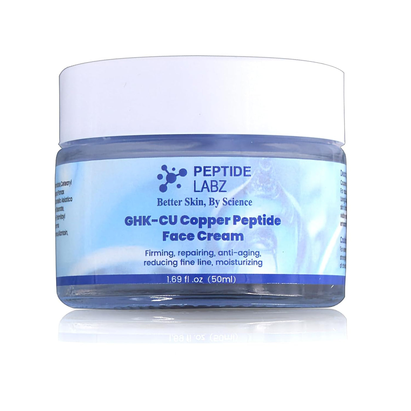 GHK-Cu Copper Peptide Face Cream - Anti-Wrinkle, Anti-Aging Repair & Firming | PeptideLabz Peptide Labz GHK-Cu Copper Peptide Face Cream - Anti-Wrinkle, Anti-Aging Repair & Firming | PeptideLabz Peptide Labz