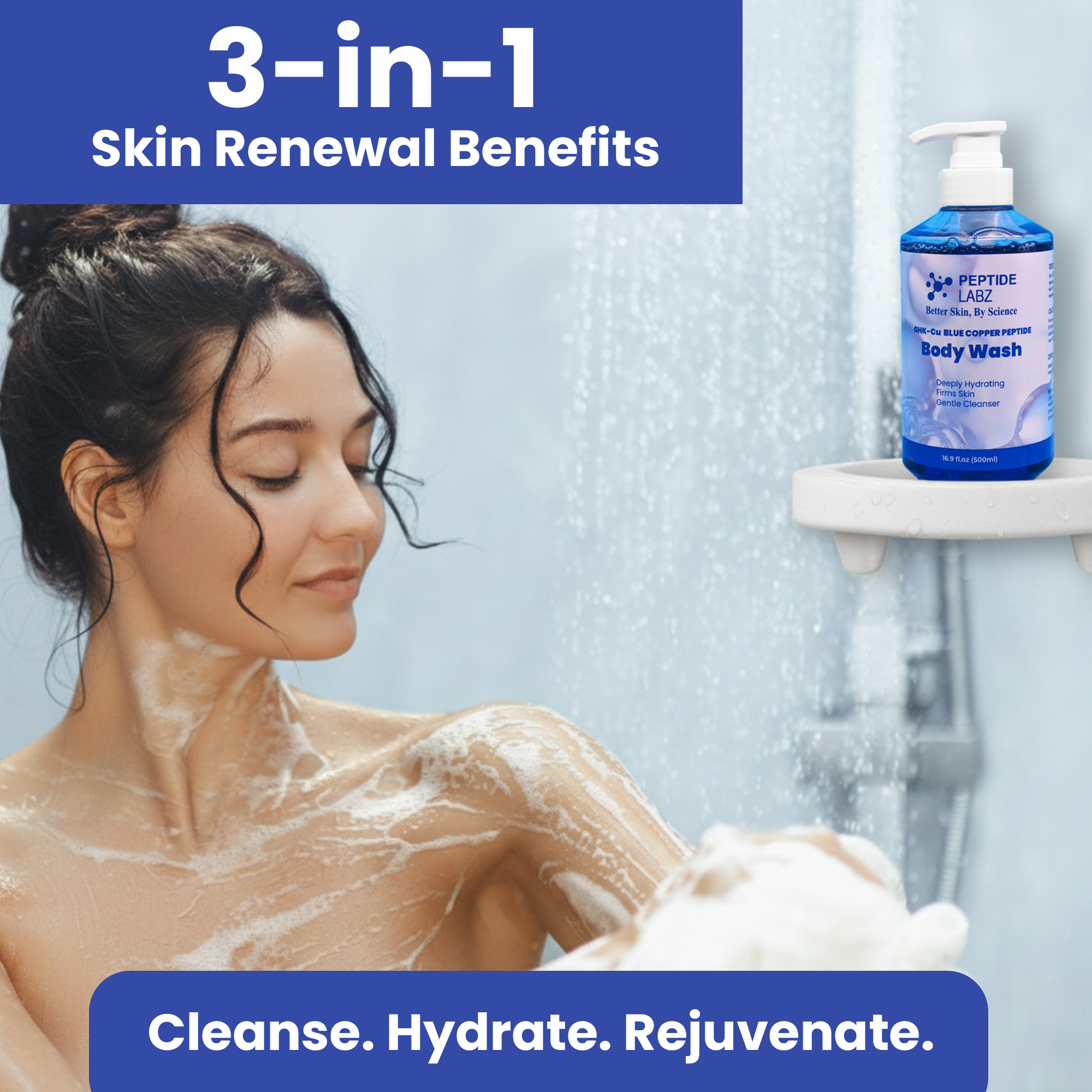 Copper Peptide Body Wash | Anti-Aging, Skin Firming & Hydration | Peptide Labz