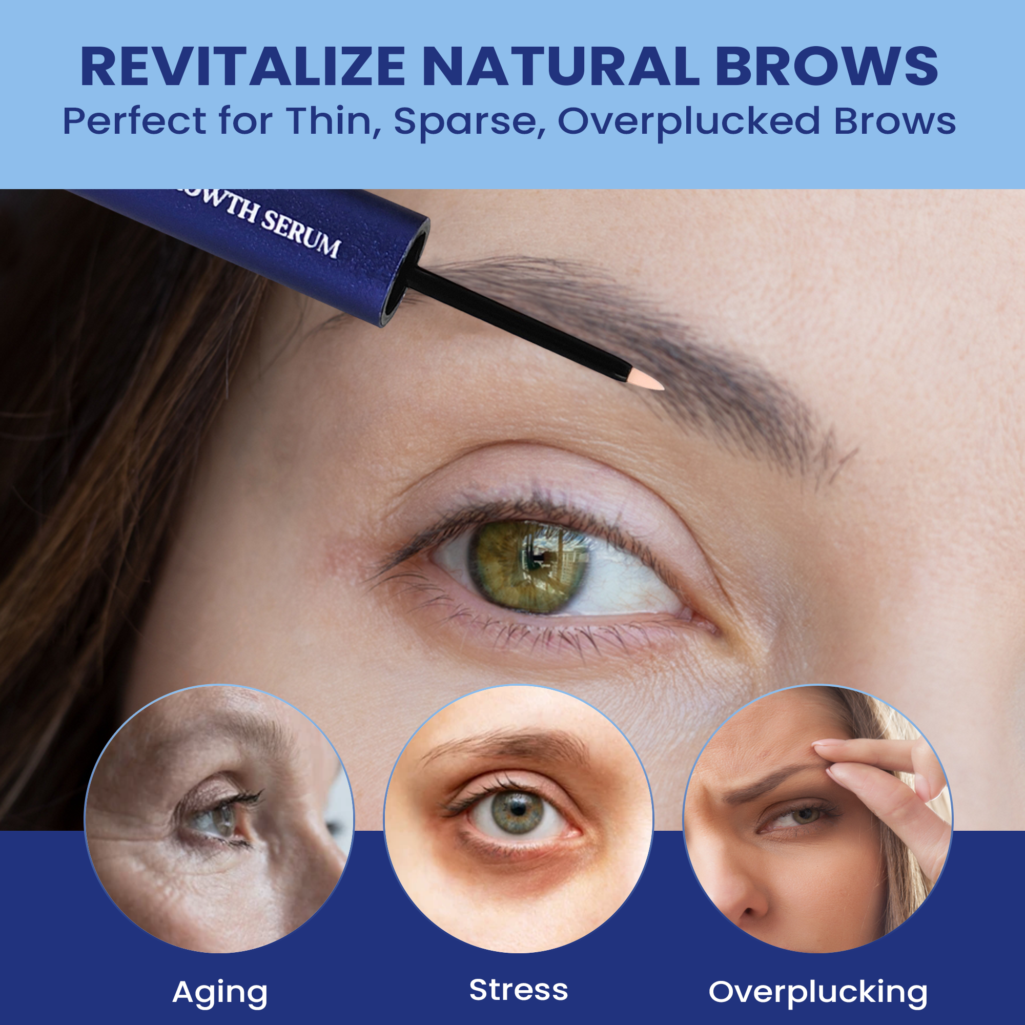 Eyebrow Growth Serum with Myristoyl Pentapeptide-4, Diaminopyrimidine Oxide & Ginger – Peptide Labz