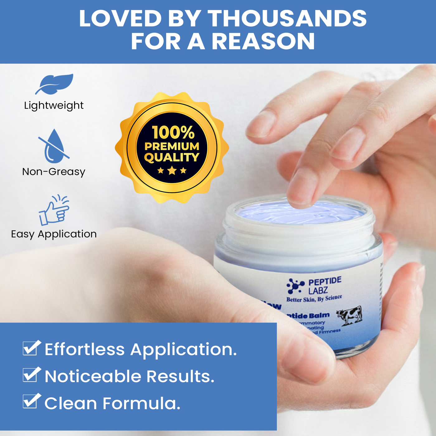 Copper Peptide Tallow Balm Copper Tripeptide-1 (GHK-Cu), Grass-Fed T Peptide Labz Copper Peptide Tallow Balm Copper Tripeptide-1 (GHK-Cu), Grass-Fed T Peptide Labz